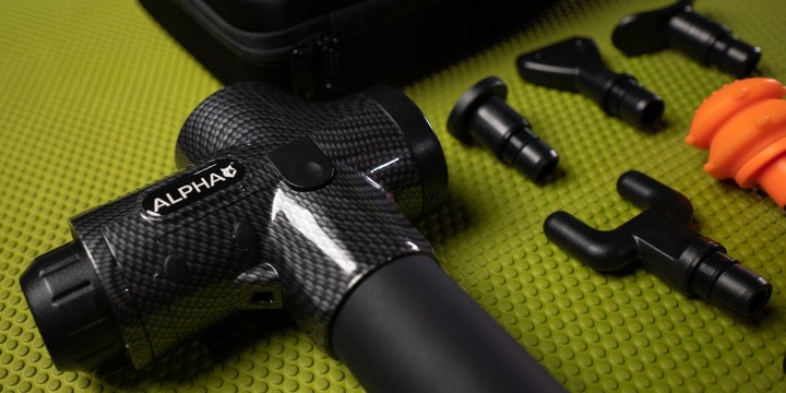 PISTOLET DO MASAŻU MASAŻER DO PLECÓW CIAŁA MASSAGE GUN PRO ALPHA