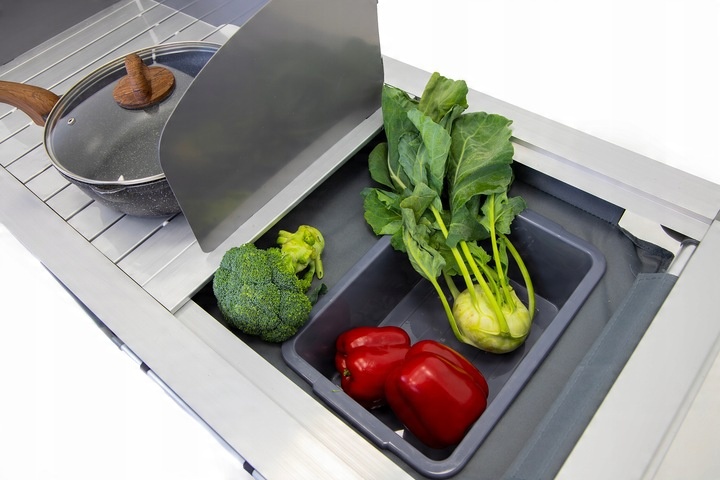 KUCHNIA TURYSTYCZNA SZAFKA stół składany ogrodowy torba KEMPINGOWY stolik,