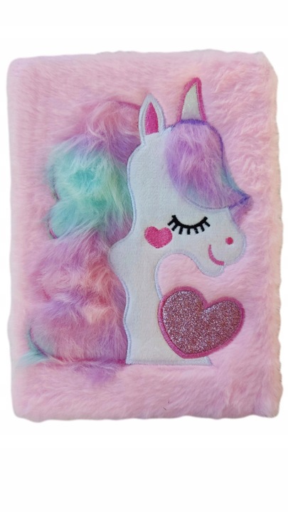 PAMIĘTNIK JEDNOROŻEC+ HAFT DIAMENTOWY DŁUGOPIS NOT