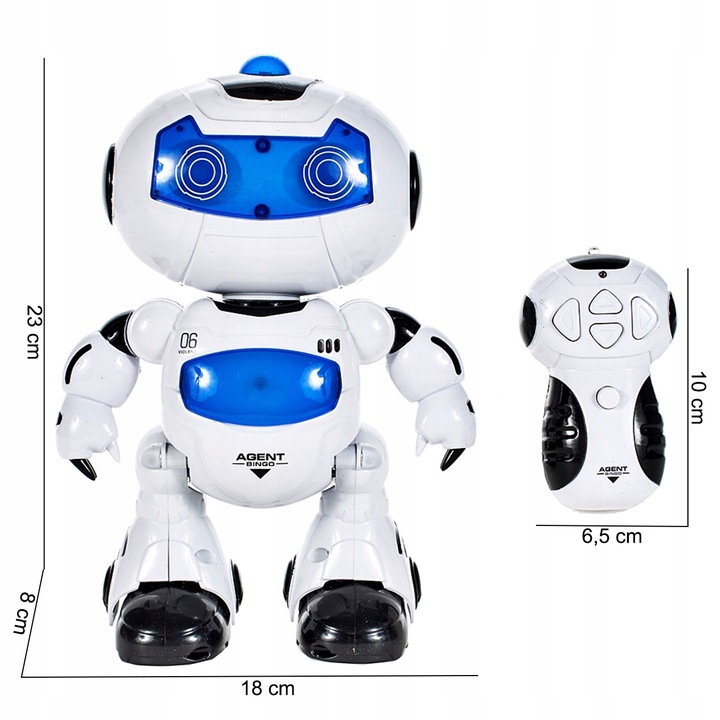ROBOT NA PILOTA Zdalnie Sterowany AGENT WOWEE WILO RC NA BATERIE DLA DZIECI