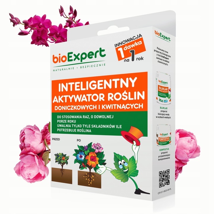 Aktywator roślin doniczkowych Nawóz wieloskładnikowy 25g BIOEXPERT