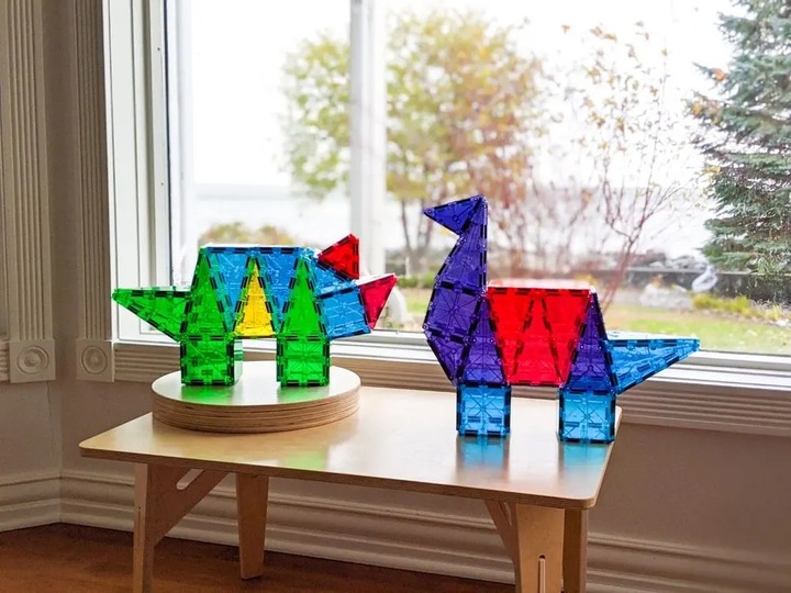 MAGNA TILES Klocki Magnetyczne Konstrukcyjne Classic 100 elementów