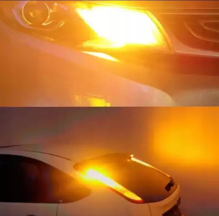 2x PY21W BAU15S canbus POMARAŃCZOWA KIERUNKI LED