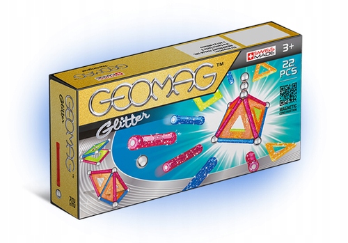 KLOCKI MAGNETYCZNE GEOMAG GLITTER 22 EL GEO-530