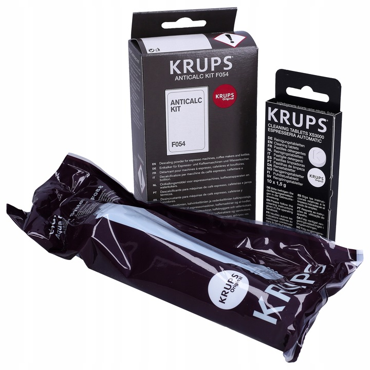 Akcesoria Filtr F088 + odkamieniacz + tabletki czyszczące do ekspresu Krups