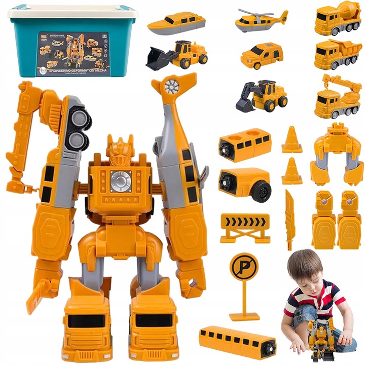 Pojazdy Budowlane - Interaktywna Zabawka Rozwijająca Zdolności Manualne