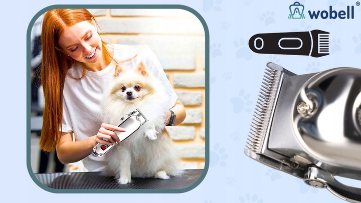 Maszynka do strzyżenia zwierząt dla psa kota golarka cicha profesjonalna