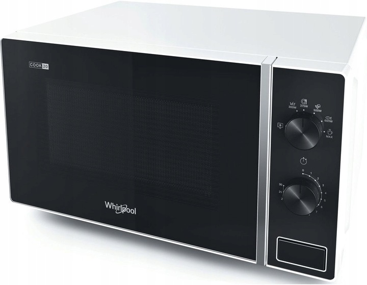KUCHENKA MIKROFALOWA MIKROFALÓWKA WHIRLPOOL MWP101W 20L 700W 6 POZIOMÓW