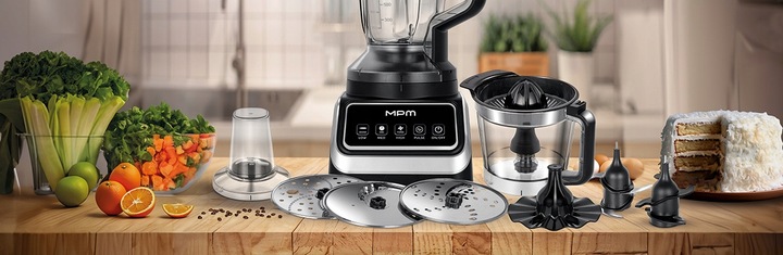 Robot kuchenny 12w1 blender mikser tarka do tarcia ziemniaków MPM MRK-27