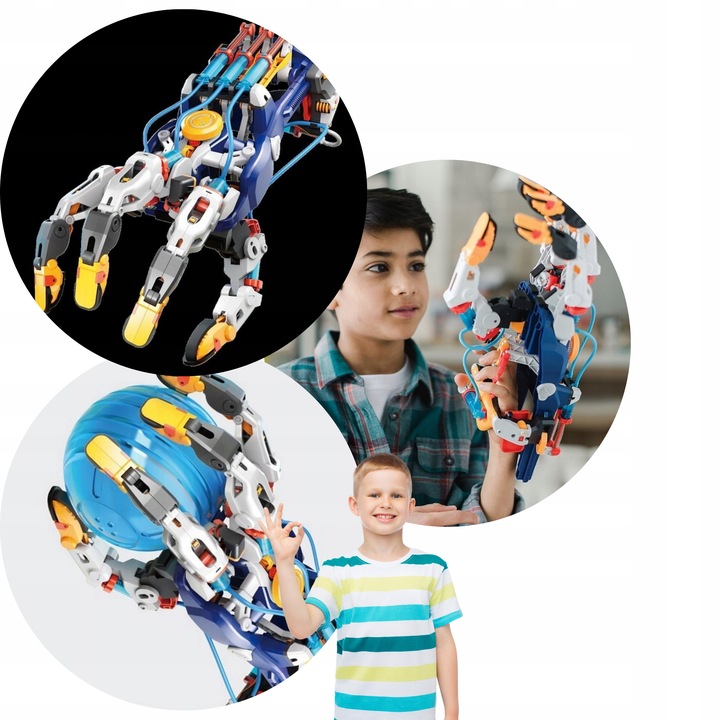 Zabawki Dla Dzieci Interaktywne Edukacyjne Robot Hydrauliczna Ręka Cyborga
