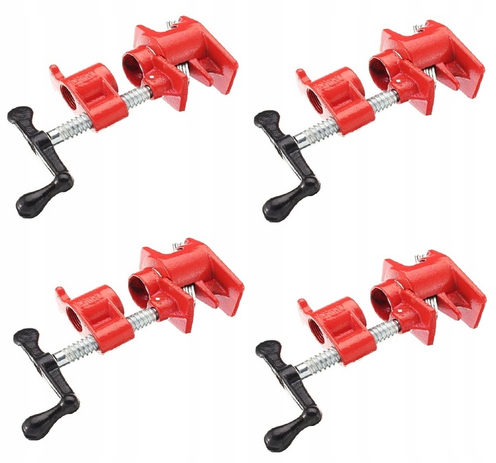 4 KPL ŚCISK ZACISK STOLARSKI RUROWY BEZKOŃCOWY 3/4