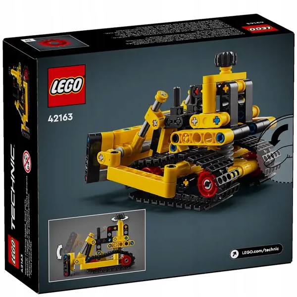 Klocki LEGO Technic 42163 Buldożer do zadań specjalnych 7+ (Elementy: 195)