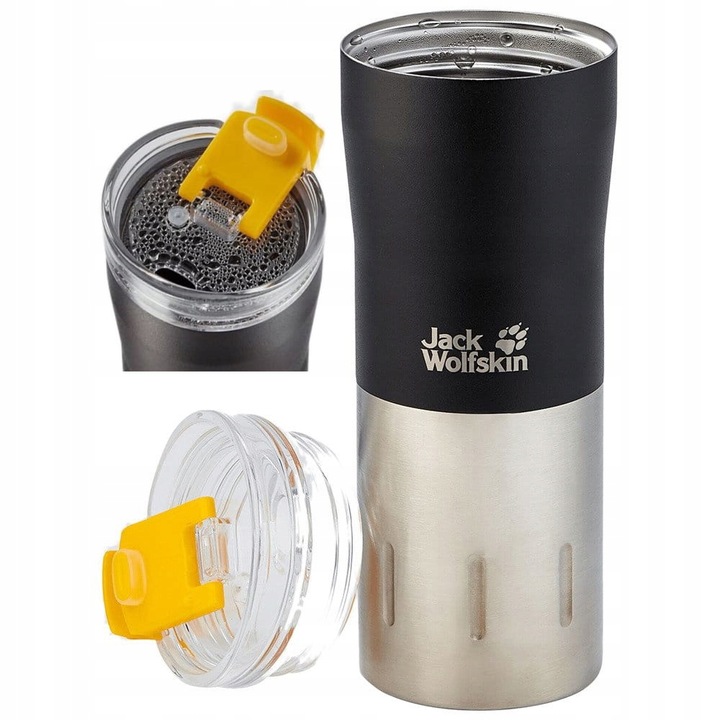 JACK WOLFSKIN KUBEK TERMICZNY NA KAWĘ HERBATĘ SZCZELNY TURYSTYCZNY 500 ml -