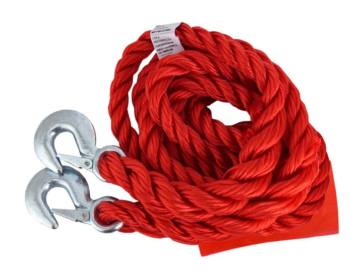 LINKA HOLOWNICZA DMC DO 4000 KG PLECIONA Z HAKAMI, 4 M, HEAVY DUTY