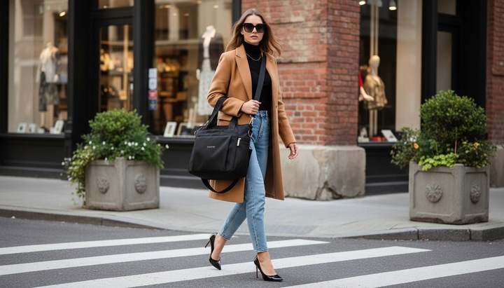 Torebka damska shopper pojemna do szkoły pracy shopperka na ramię ZAGATTO