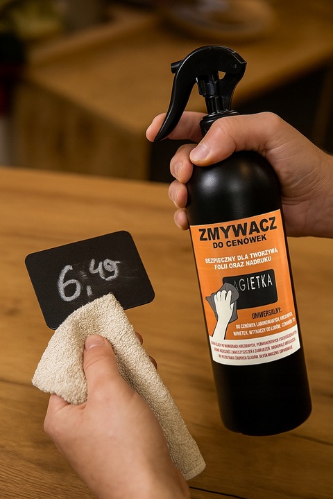 Zmywacz płyn do mycia cenówek wtykaczy etykiet, cleaner - 500ml