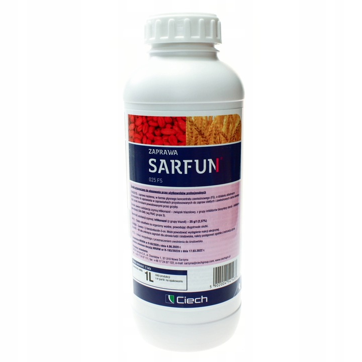 SARFUN 025 FS 1L ZAPRAWA GRZYBOBÓJCZA ZBOŻA + PRIMUS B+ 1L NAWÓZ DONASIENNY