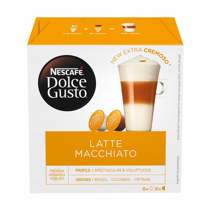 Kapsułki NESCAFE DOLCE GUSTO LATTE MACCHIATO 2x16