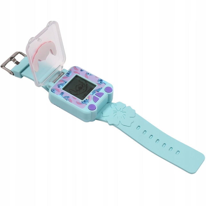 Stitch Wielofunkcyjny zegarek edukacyjny z grami, alarm, stoper dla dzieci