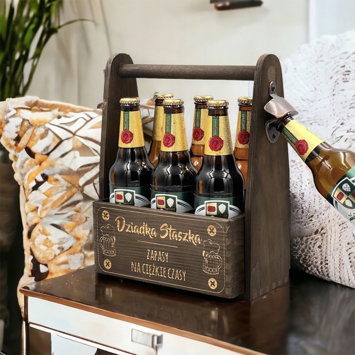 NOSIDŁO NA PIWO +OTWIERACZ PREZENT CHŁOPAKA FACETA