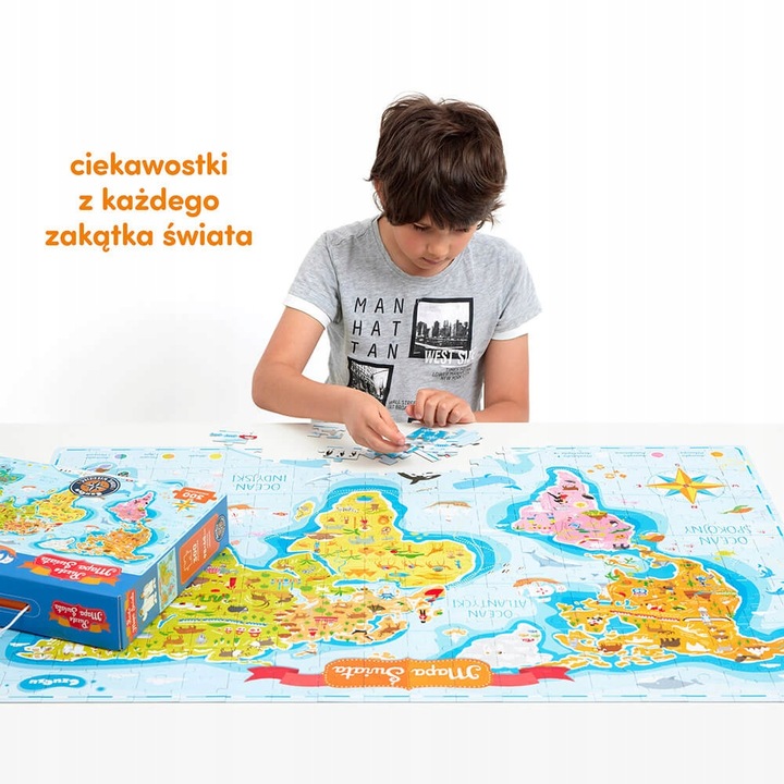 Puzzle Czuczu Puzzle 300 elementów Mapa Świata 5902983491934