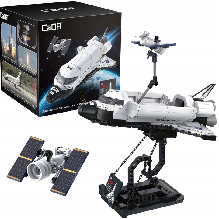 KLOCKI CADA NASA ODKRYWACZ KOSMICZNY SPACE SHUTTLE DISCOVERY 475EL.