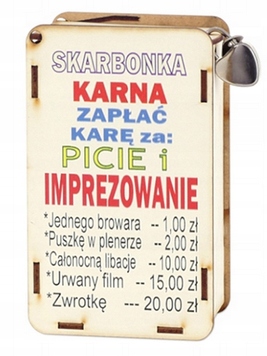 SKARBONKA prezent URODZINY ŚLUB