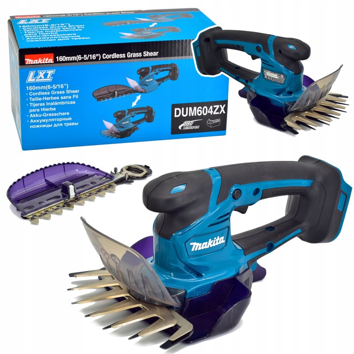 Nożyce 2w1 do trawy żywopłotu Makita DUM604ZX 18V LXT Uniwersalne