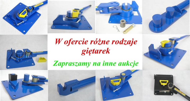 Giętarka HARTOWANA z ŁOŻYSKIEM do prętów drutu zbrojenia 6-18