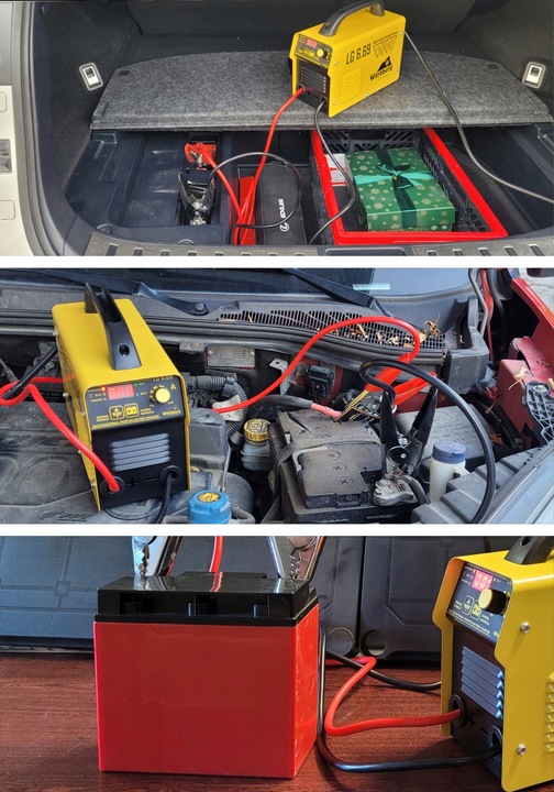 Wertberg LG 6.96 prostownik ładowarka akumulatora 800 Ah 90 A rozruch 600 A