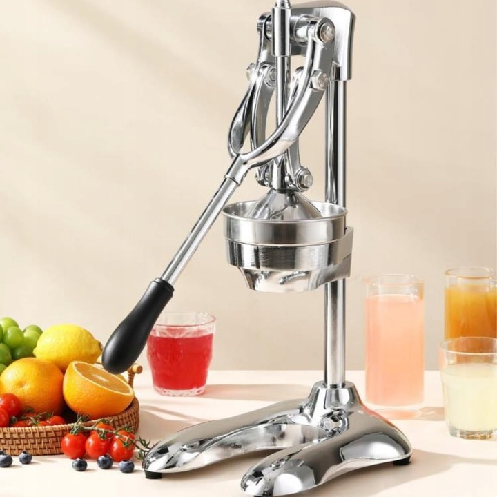 RĘCZNA WYCISKARKA DO CYTRUSÓW OWOCÓW CIĘŻKA SOLIDNA NIERDZEWNA PRASA CYTRYN