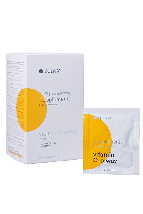 Witamina C 1000 Tysiączka - Colway z kolagenem Dzika róża Kolagen rybi 1000