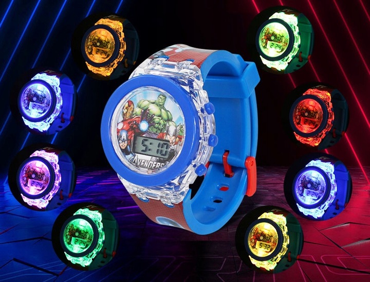 zegarek elektroniczny UNICORN jednorożec LED dla dziewczynki dziecka dzieci