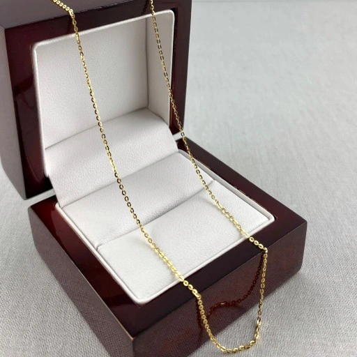 ZŁOTY łańcuszek splot ROLO PR. 585 (14K) długość 45 cm