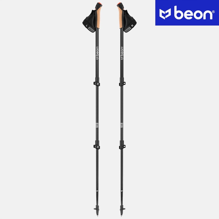 KIJE NORDIC WALKING KIJKI SKŁADANE DO CHODZENIA KARBONOWE WŁÓKNO WĘGLOWE