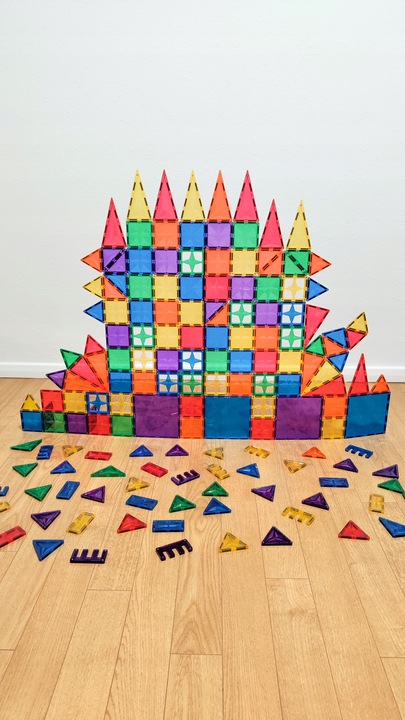 Klocki magnetyczne Inventive Pack Intense 110 Cleverclixx zestaw startowy