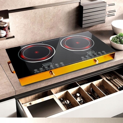 KUCHENKA PŁYTA CERAMICZNA PODWÓJNA DWUPALNIKOWA