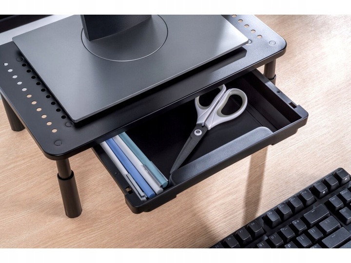PODSTAWKA POD MONITOR DRUKARKE LAPTOPA Z SZUFLADĄ