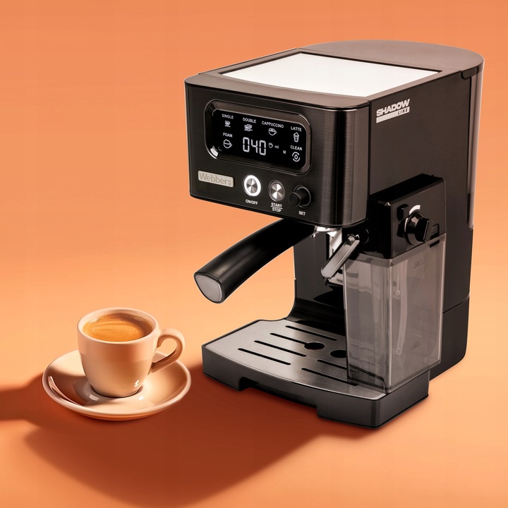 EKSPRES DO KAWY CIŚNIENIOWY KOLBOWY PÓŁAUTOMATYCZNY WEBBER 15 BAR M5