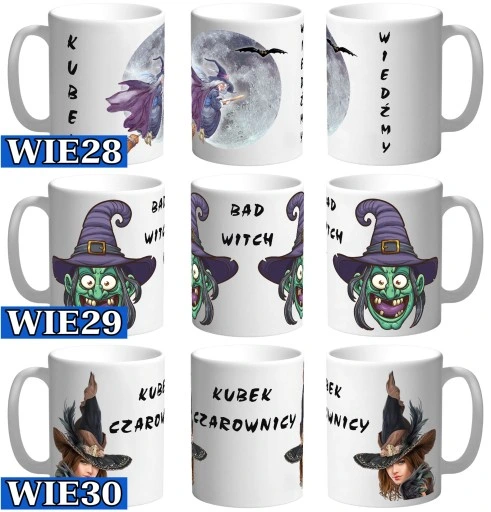 KUBEK WIEDŹMY ZOŁZY ŚMIESZNY TEKST ŻART DO BIURA