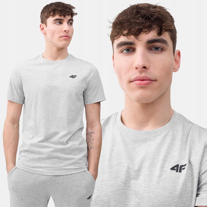 KOSZULKA MĘSKA 4F T-SHIRT BAWEŁNIANY SPORTOWY M706