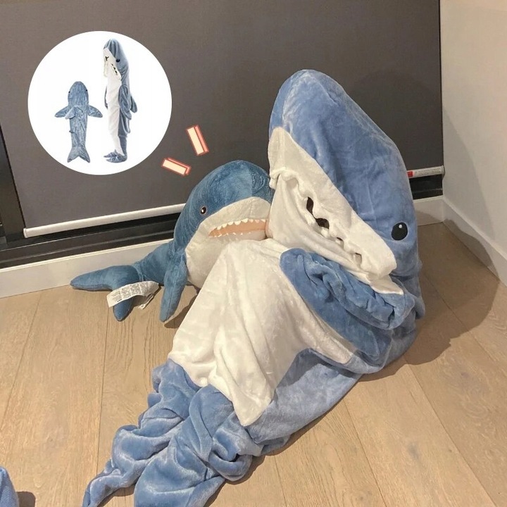 Halloween strój kocy piżama shark Odpowiedni dla wzrostu 155-170 cm