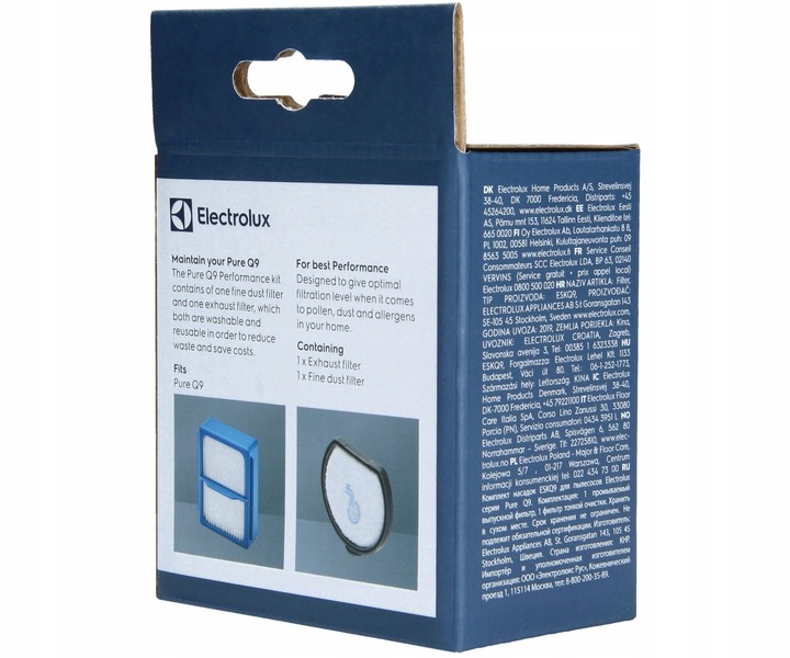 ZESTAW filtrów do odkurzacza Pure Q9 | Electrolux