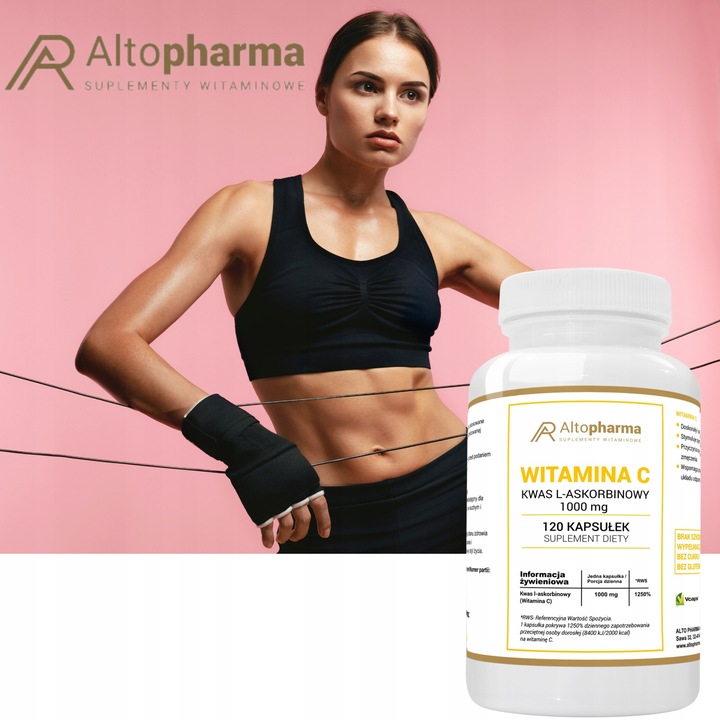 WITAMINA C 1000mg KWAS L-ASKORBINOWY WEGE 120 kaps