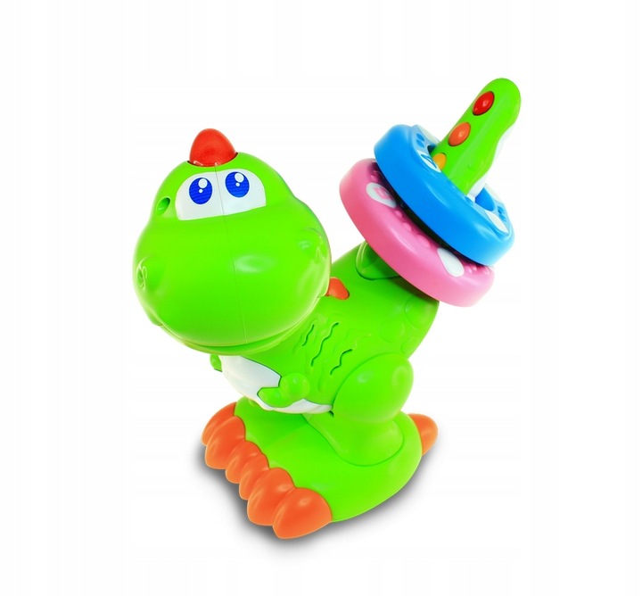 Dumel Interaktywny Figlarny Dino z Obręczami