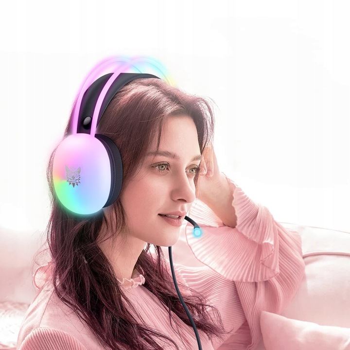 ONIKUMA X25 SŁUCHAWKI GAMINGOWE NAUSZNE PRZEWODOWE Z MIKROFONEM DO PC RGB