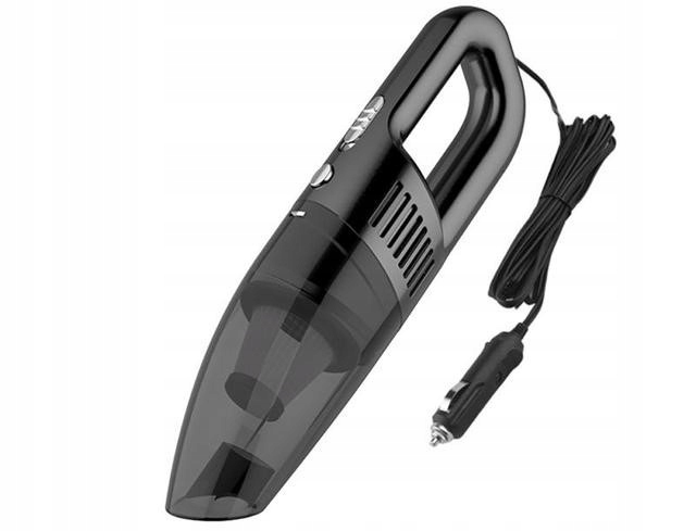 ODKURZACZ SAMOCHODOWY CZARNY PRZEWODOWY