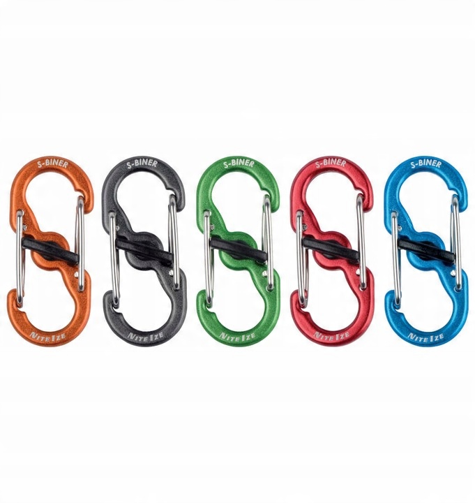 Nite Ize - Zestaw Karabinków S-Biner MicroLock Aluminum - 5 szt.