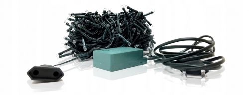 LAMPKI CHOINKOWE 300 LED ŁĄCZENIE 22M CZERWONY