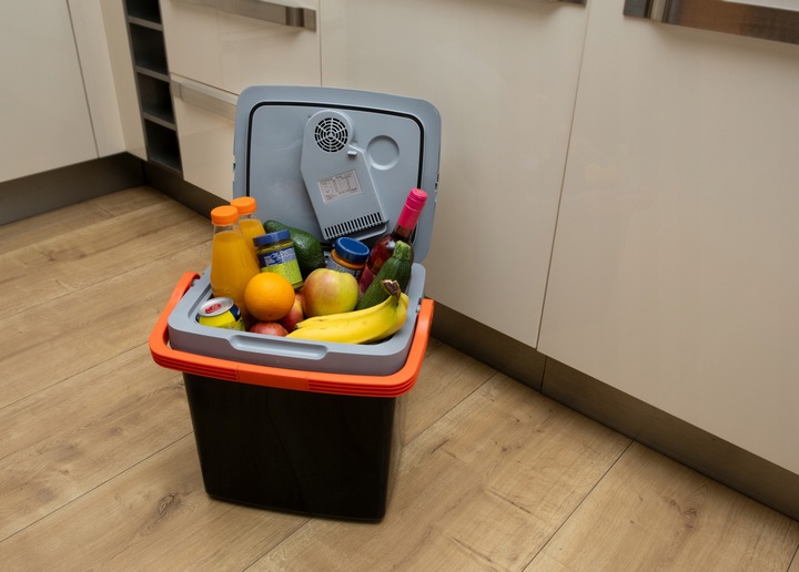 LODÓWKA TURYSTYCZNA PRZENOŚNA SAMOCHODOWA 26L 12V/230V FUNKCJA GRZANIA